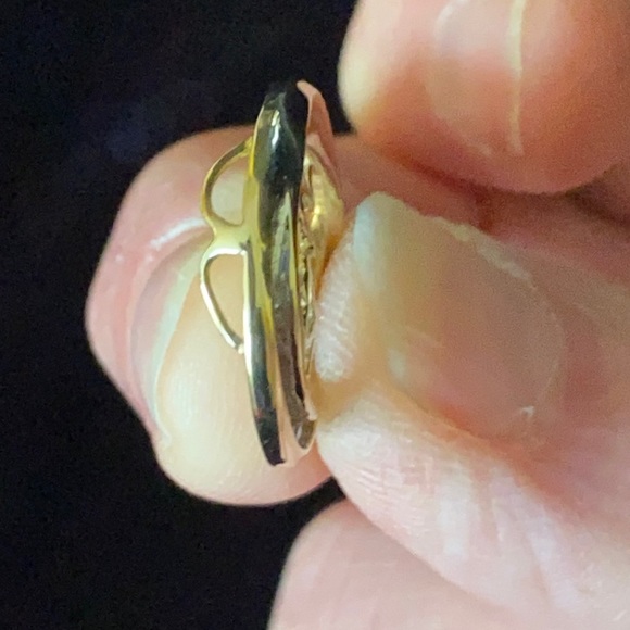 Gold and Diamond LOVE Pendant - Picture 7 of 8